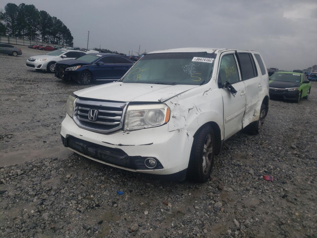 Photo 2 from auction – 2012 HONDA PILOT EX with VIN 5FNYF3H43CB036149