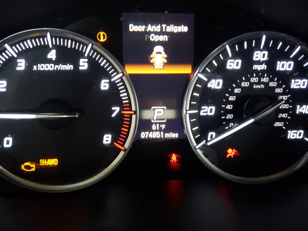 Foto 8 de la subasta – 2016 ACURA MDX TECHNO con VIN 5FRYD4H44GB017707