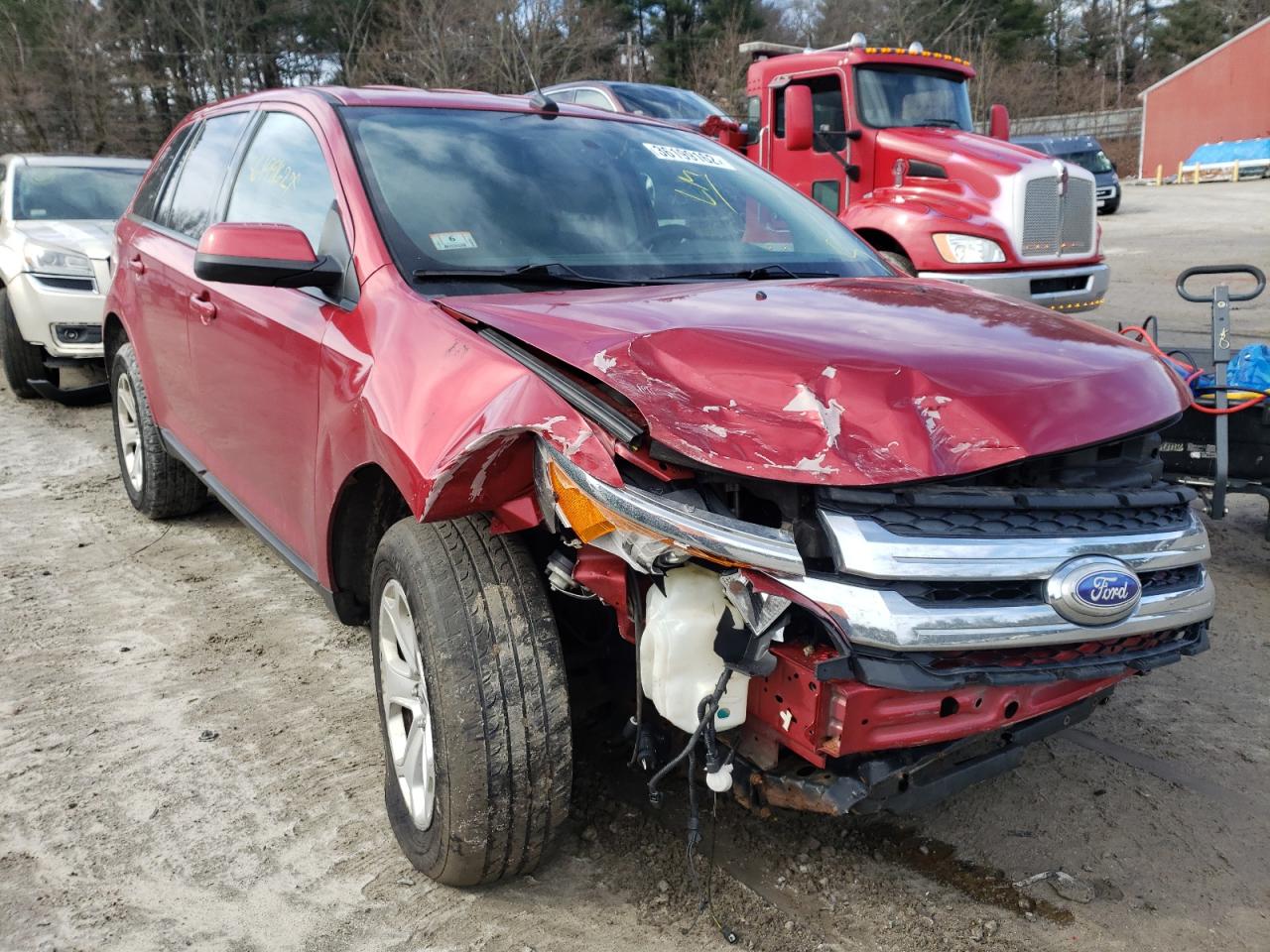 FORD EDGE SEL 2012 with VIN 2FMDK4JC2CBA55558 - Photo from auction