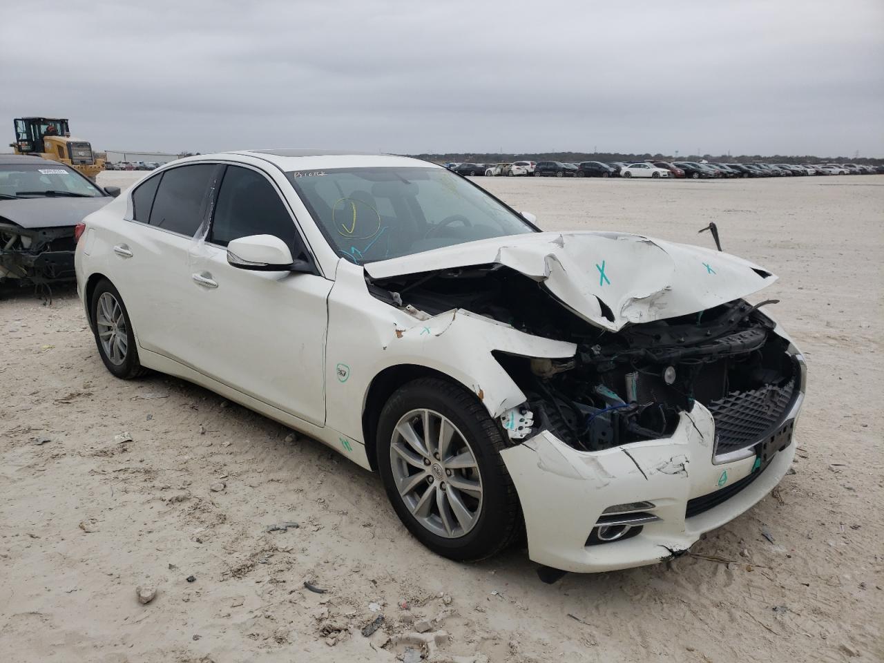 INFINITI Q50 BASE 2015 with VIN JN1BV7AP0FM351395 - Photo from auction