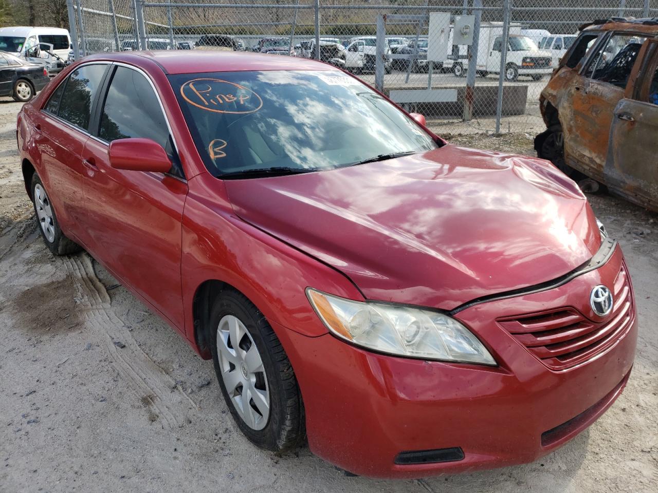TOYOTA CAMRY CE 2007 with VIN 4T1BE46K97U133767 - Photo from auction