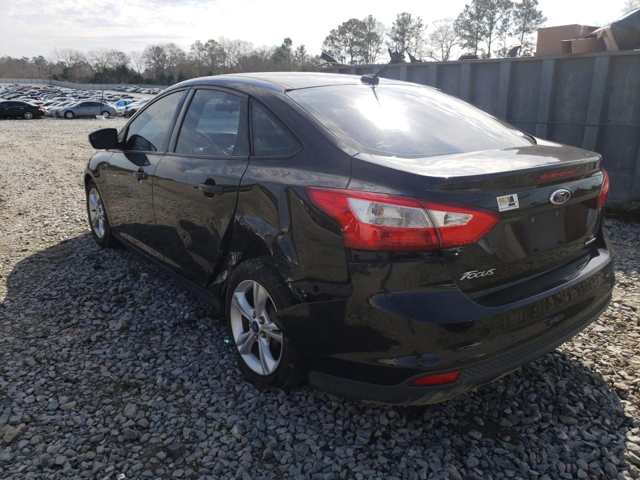 Photo 3 from auction – 2013 FORD FOCUS SE with VIN 1FADP3F20DL368714