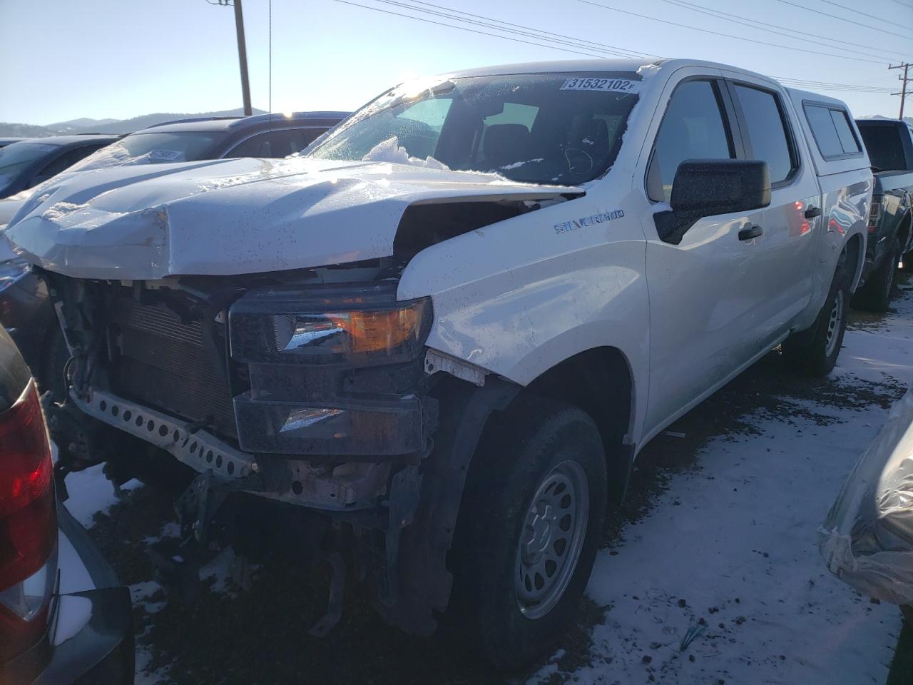 Photo 2 from auction – 2020 CHEVROLET SILVERADO with VIN 3GCUYAEF9LG169835
