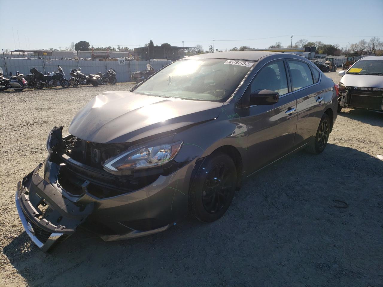 Photo 2 from auction – 2018 NISSAN SENTRA S with VIN 3N1AB7AP1JY331375
