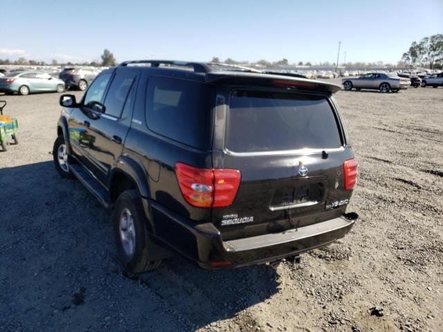 Photo 3 from auction – 2001 TOYOTA SEQUOIA LI with VIN 5TDBT48A91S034103
