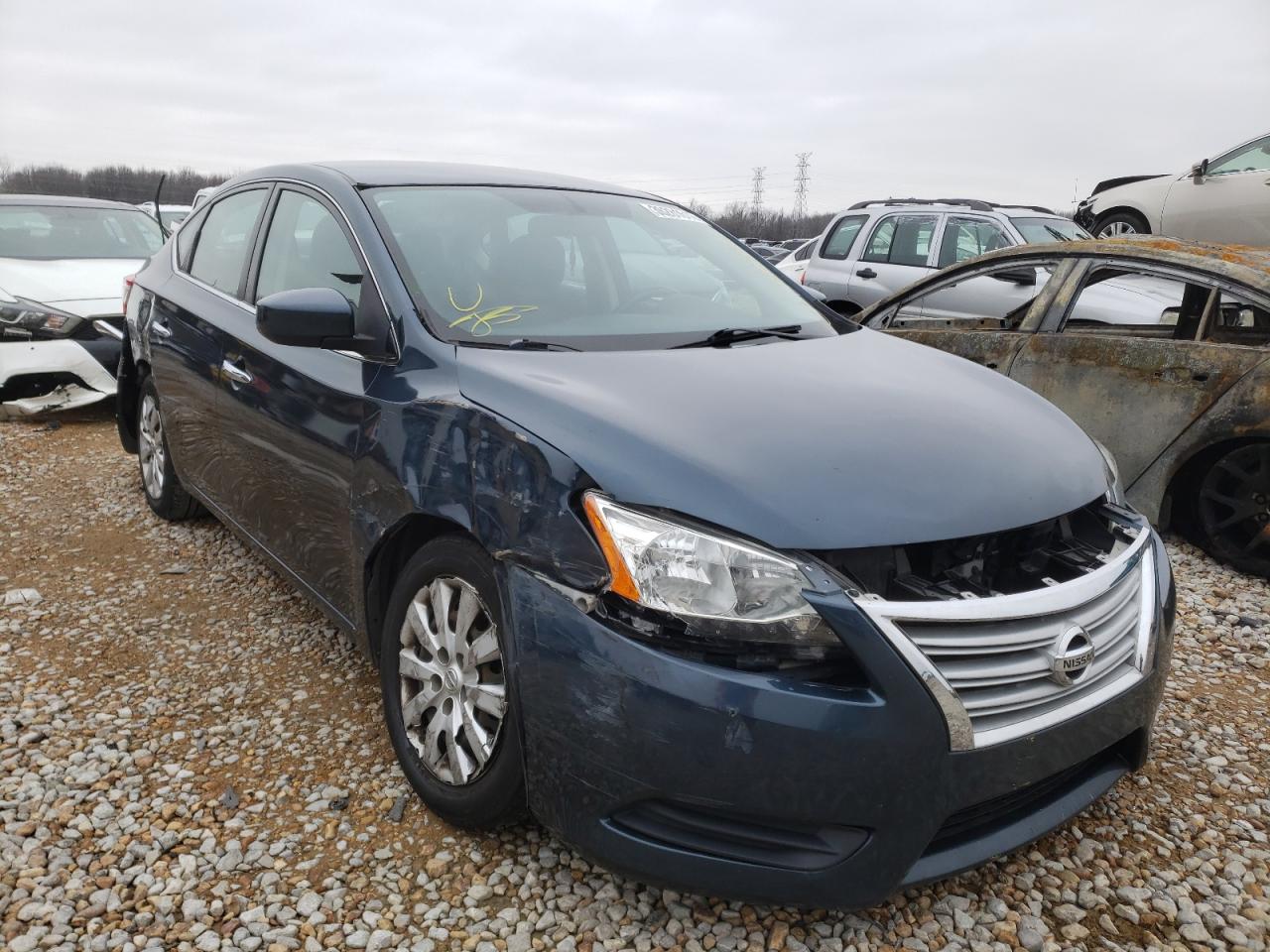 NISSAN SENTRA S 2015 with VIN 3N1AB7AP5FL684819 - Photo from auction