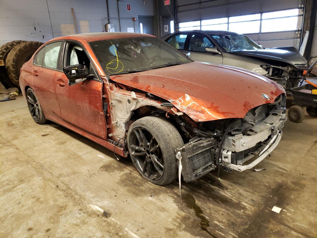 BMW M340I 2021 with VIN 3MW5U7J07M8B64761 - Photo from auction