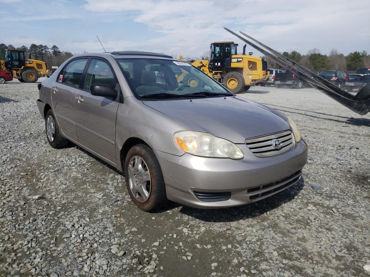 TOYOTA COROLLA CE 2003 with VIN 2T1BR38E13C153609 - Photo from auction