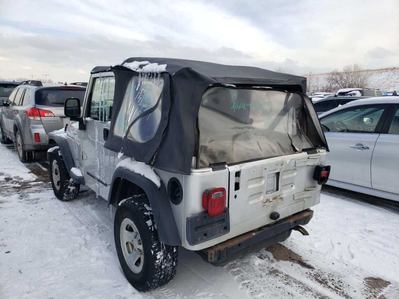 Photo 3 from auction – 2004 JEEP WRANGLER X with VIN 1J4FA39S14P716216