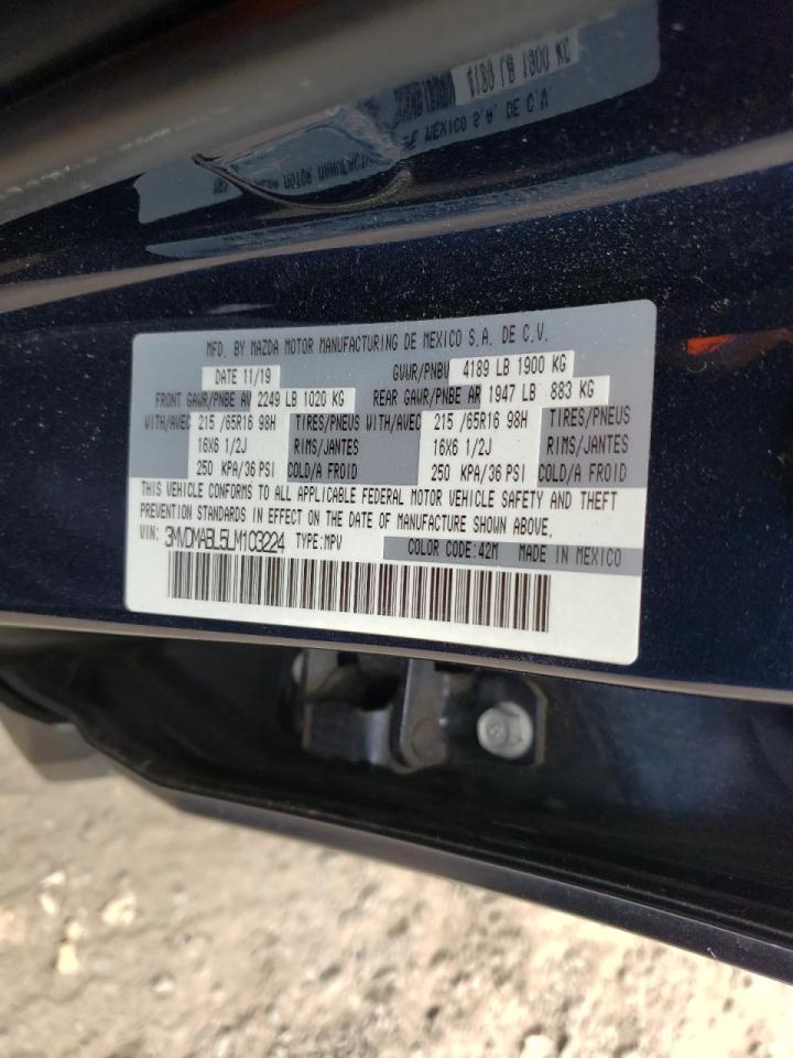 Photo 10 from auction – 2020 MAZDA CX-30 with VIN 3MVDMABL5LM103224