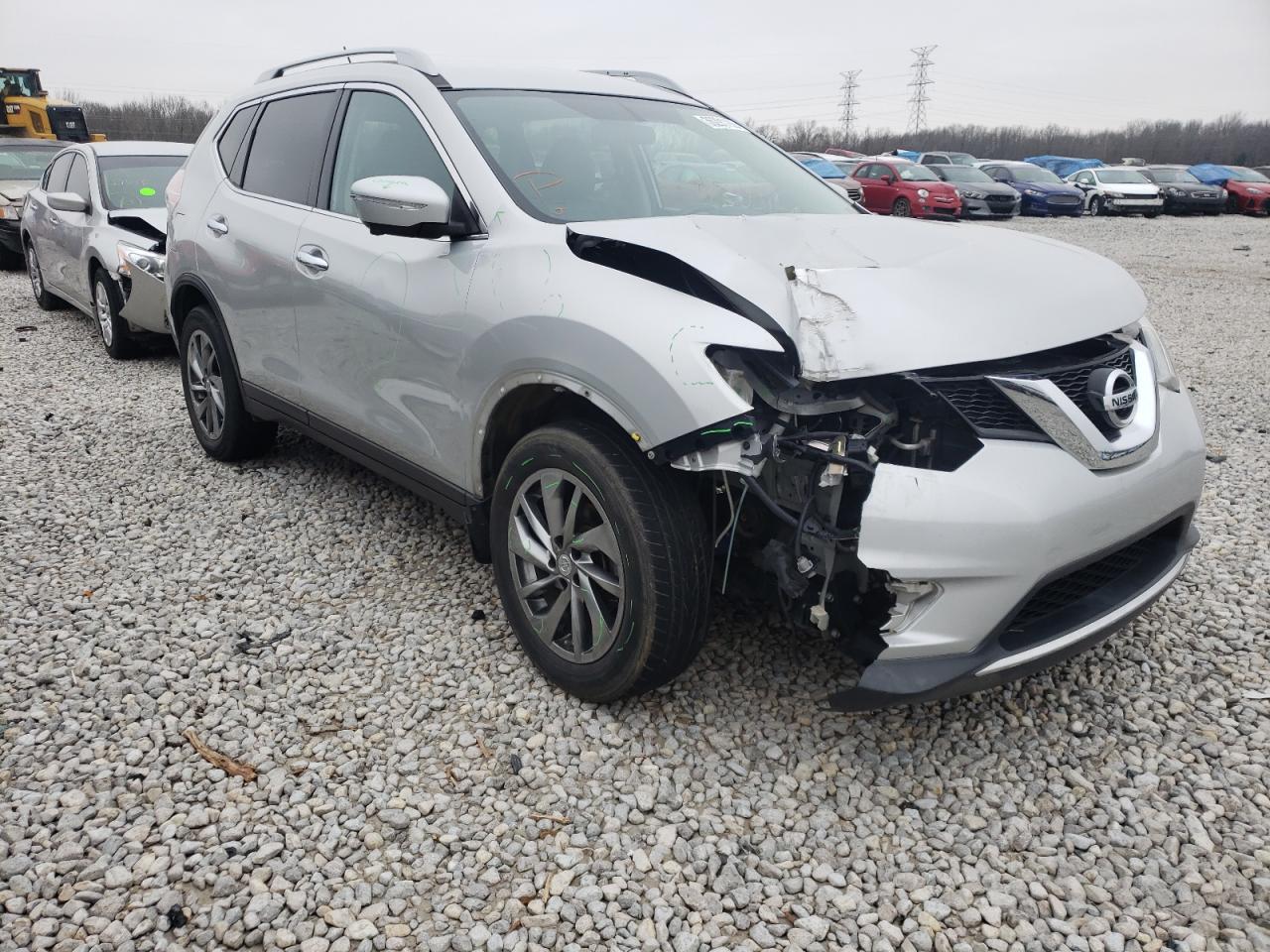 NISSAN ROGUE S 2014 with VIN 5N1AT2MV1EC830453 - Photo from auction