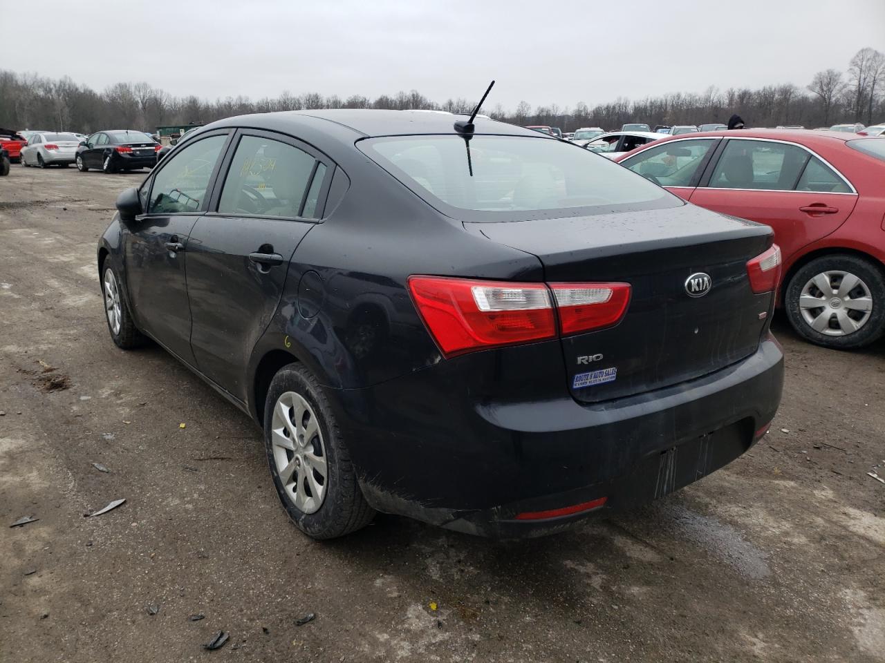 Photo 3 from auction – 2013 KIA RIO LX with VIN KNADM4A30D6312745