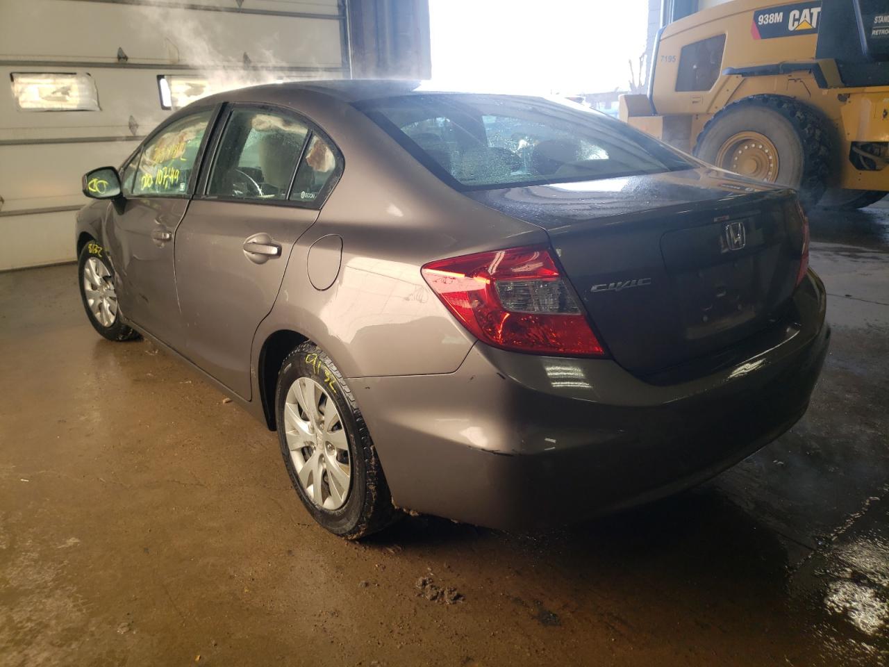 Photo 3 from auction – 2012 HONDA CIVIC LX with VIN 19XFB2F53CE009516
