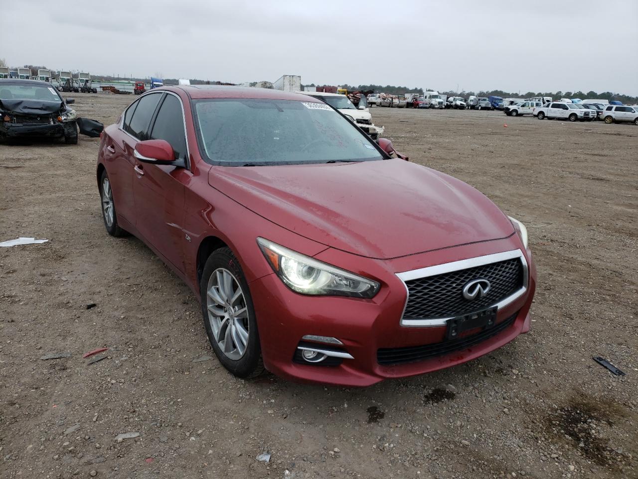 INFINITI Q50 BASE 2016 with VIN JN1CV7AP1GM201155 - Photo from auction