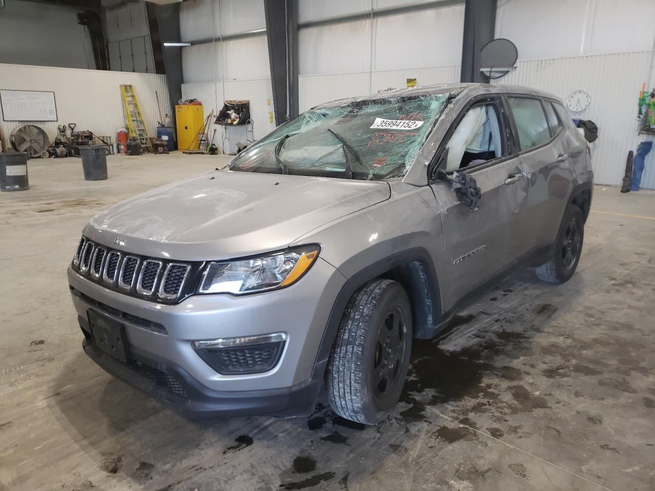 Photo 2 from auction – 2018 JEEP COMPASS SP with VIN 3C4NJCAB3JT468300