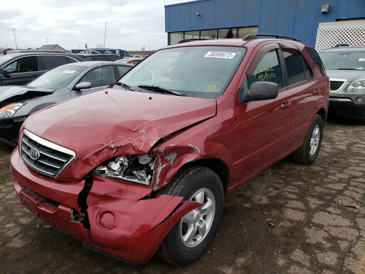 Photo 2 from auction – 2008 KIA SORENTO EX with VIN KNDJC735885843616