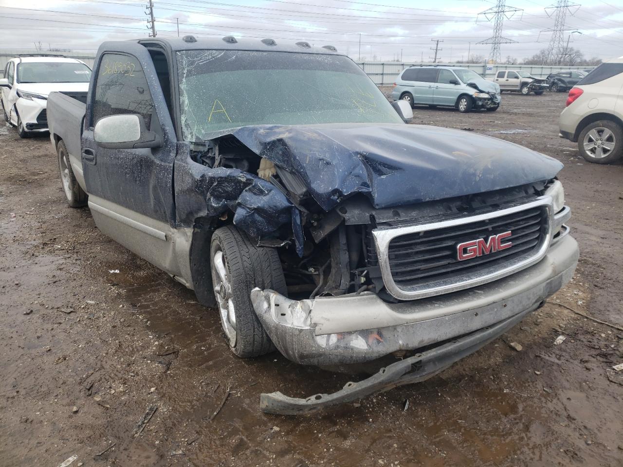 GMC NEW SIERRA 2000 with VIN 1GTEC19V7YZ364019 - Photo from auction