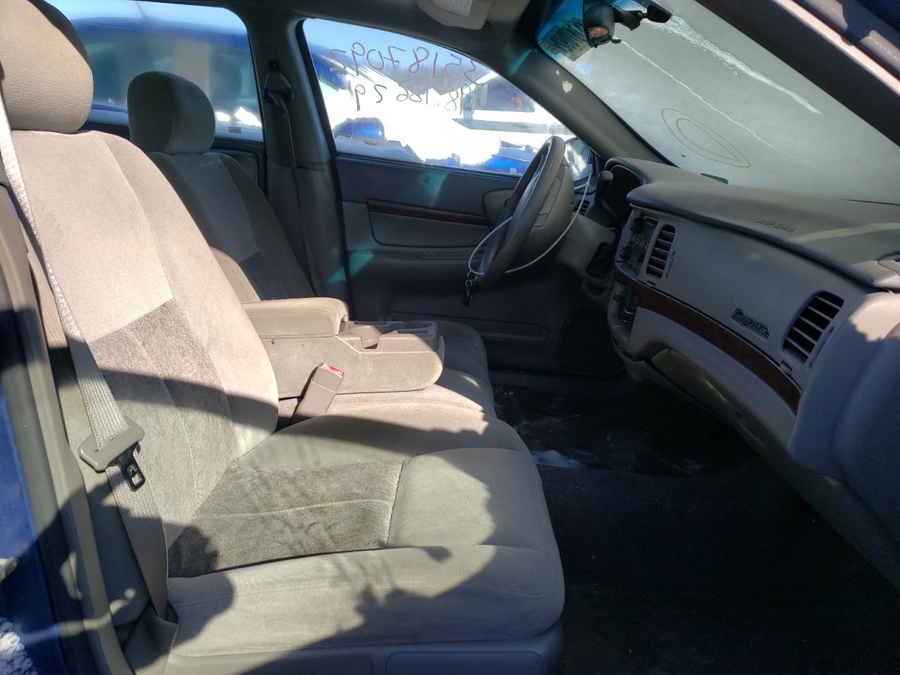Photo 5 from auction – 2005 CHEVROLET IMPALA with VIN 2G1WF52E459228085