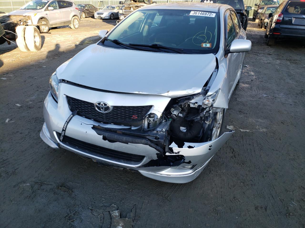 Photo 9 from auction – 2010 TOYOTA COROLLA BA with VIN 2T1BU4EE3AC283414