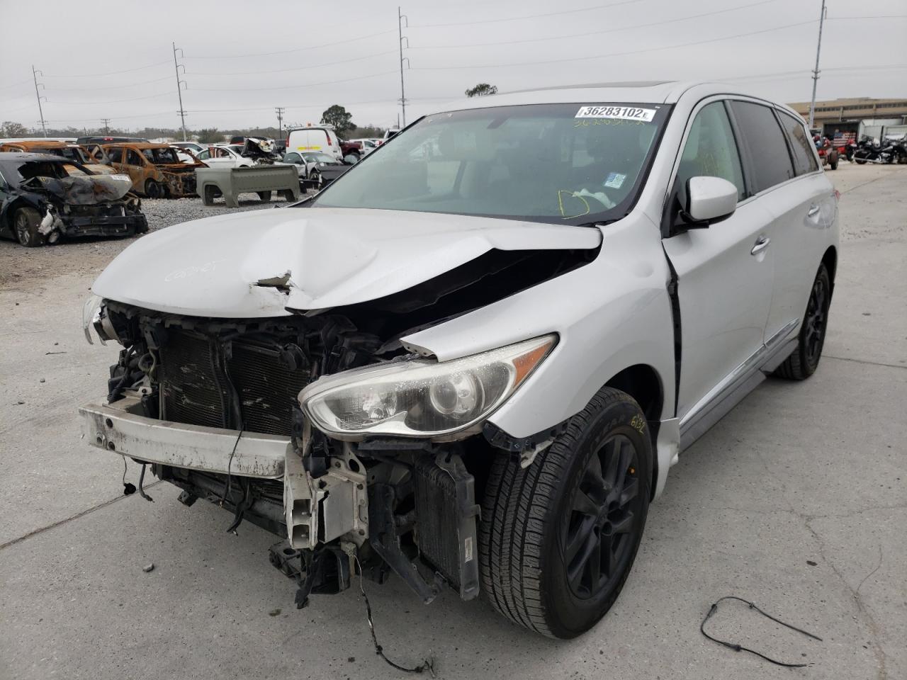 Photo 2 from auction – 2013 INFINITI JX35 with VIN 5N1AL0MN7DC350615