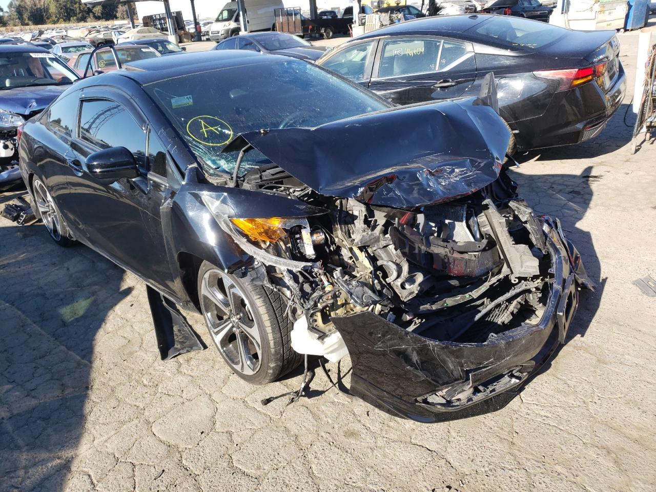 Photo 1 from auction – 2015 HONDA CIVIC SI with VIN 2HGFG4A58FH707344