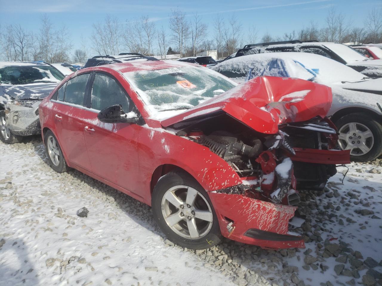 CHEVROLET CRUZE LT 2014 with VIN 1G1PC5SB3E7203361 - Photo from auction