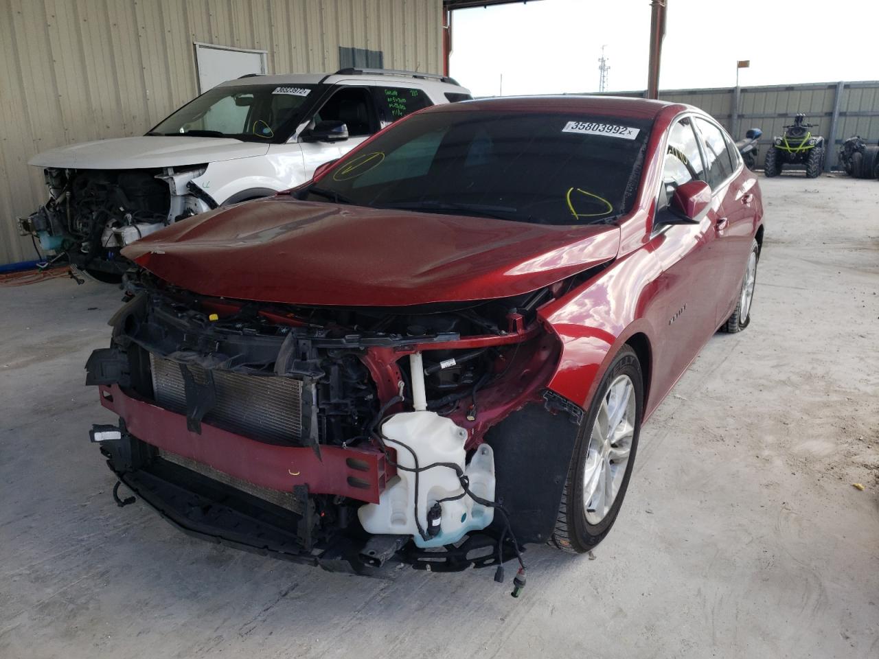 Photo 2 from auction – 2018 CHEVROLET MALIBU LT with VIN 1G1ZD5ST3JF189315