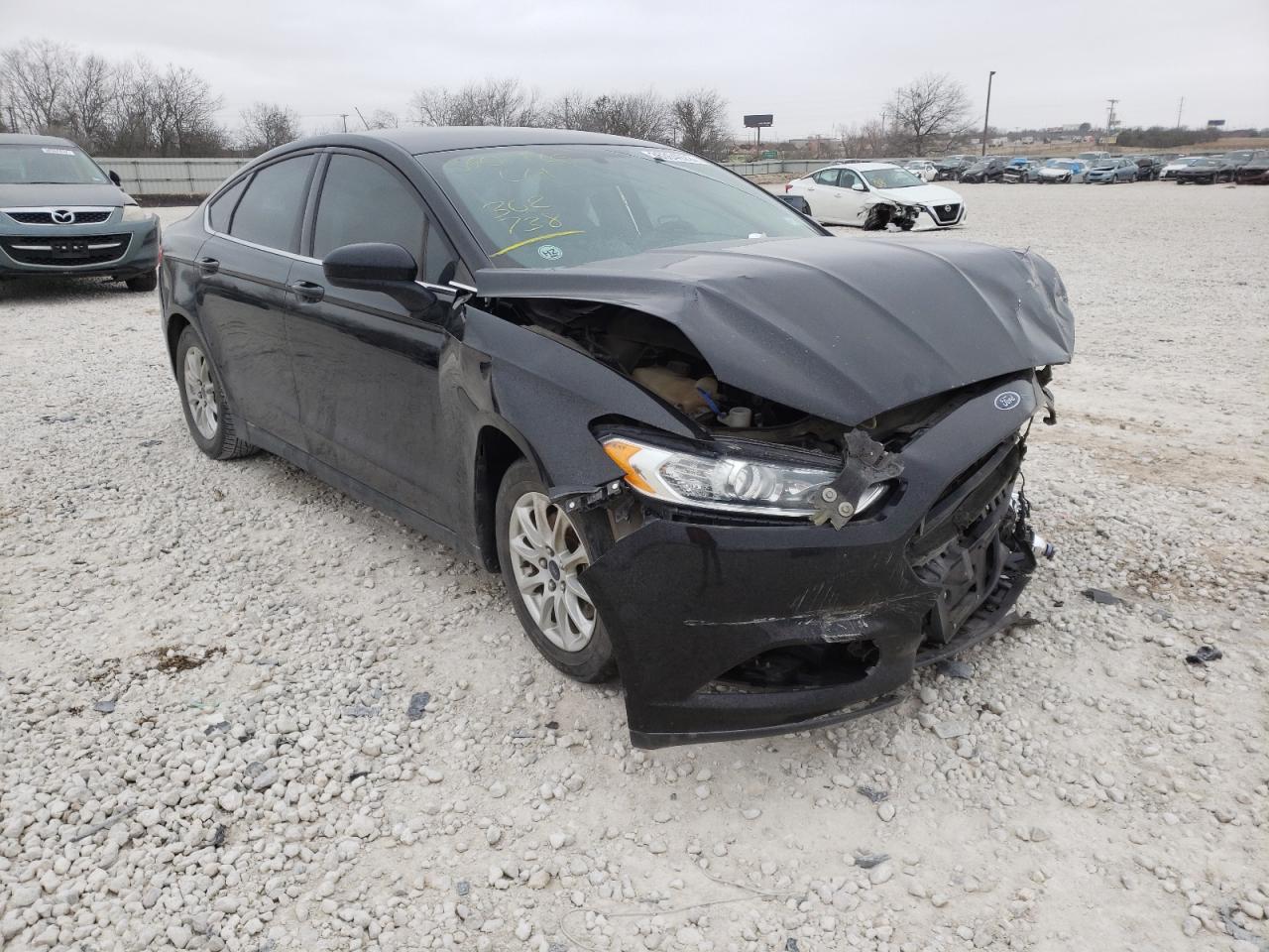 FORD FUSION S 2016 with VIN 3FA6P0G74GR302738 - Photo from auction