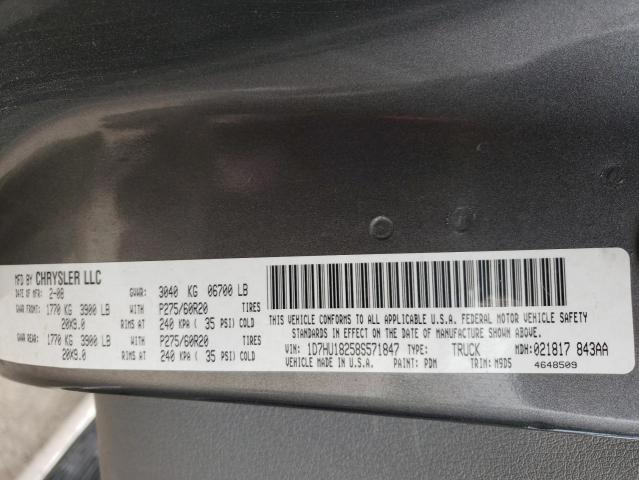 Photo 10 from auction – 2008 DODGE RAM 1500 S with VIN 1D7HU18258S571847