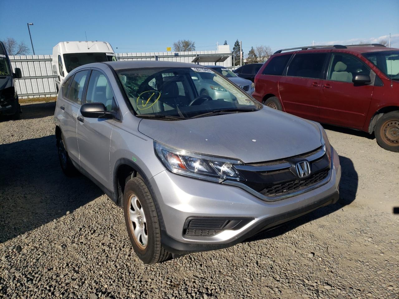 HONDA CR-V LX 2016 with VIN 2HKRM3H33GH569305 - Photo from auction