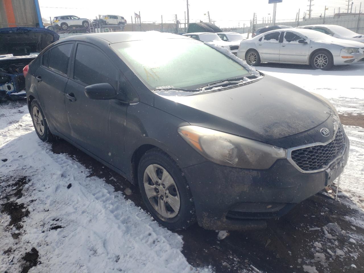 KIA FORTE LX 2015 with VIN KNAFK4A69F5428740 - Photo from auction