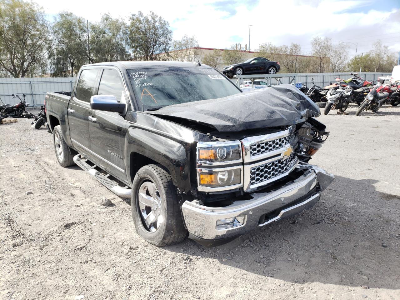 CHEVROLET SILVERADO 2015 with VIN 3GCUKSEC1FG497302 - Photo from auction