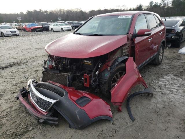 Photo 2 from auction – 2014 KIA SORENTO LX with VIN 5XYKT3A63EG463773