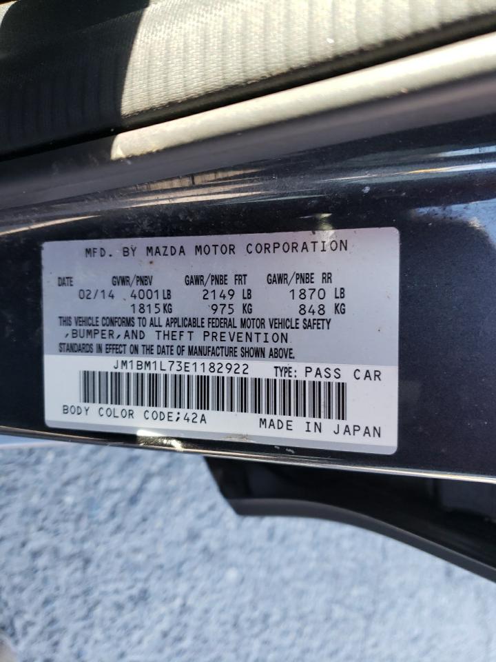 Photo 10 from auction – 2014 MAZDA 3 TOURING with VIN JM1BM1L73E1182922