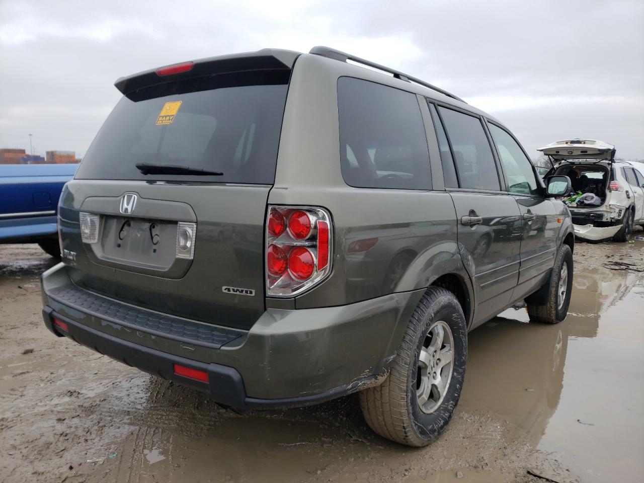 Фото 4 с аукциона – 2006 HONDA PILOT EX с VIN 5FNYF18446B004559