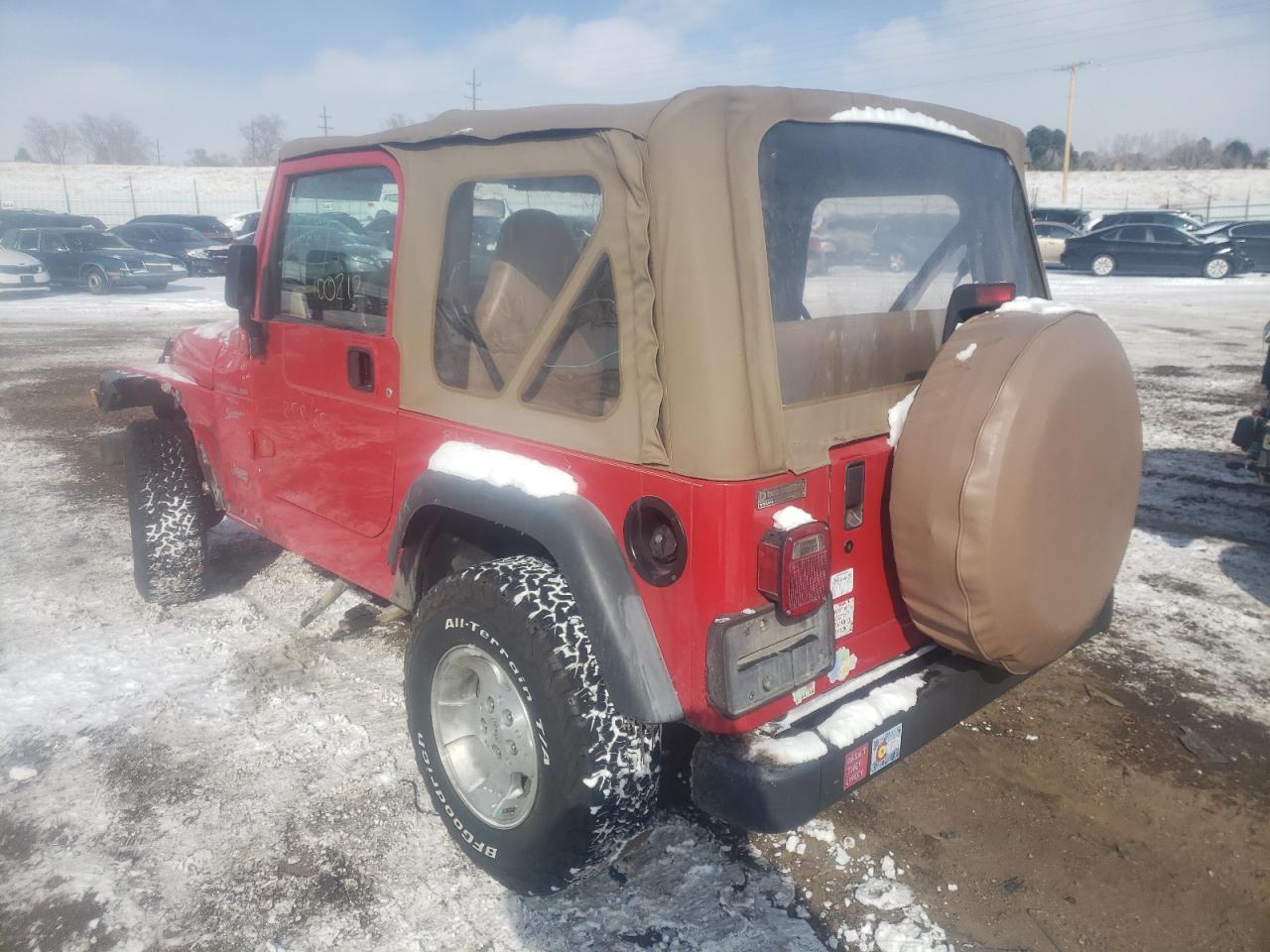 Photo 3 from auction – 2000 JEEP WRANGLER / with VIN 1J4FA49S4YP763705