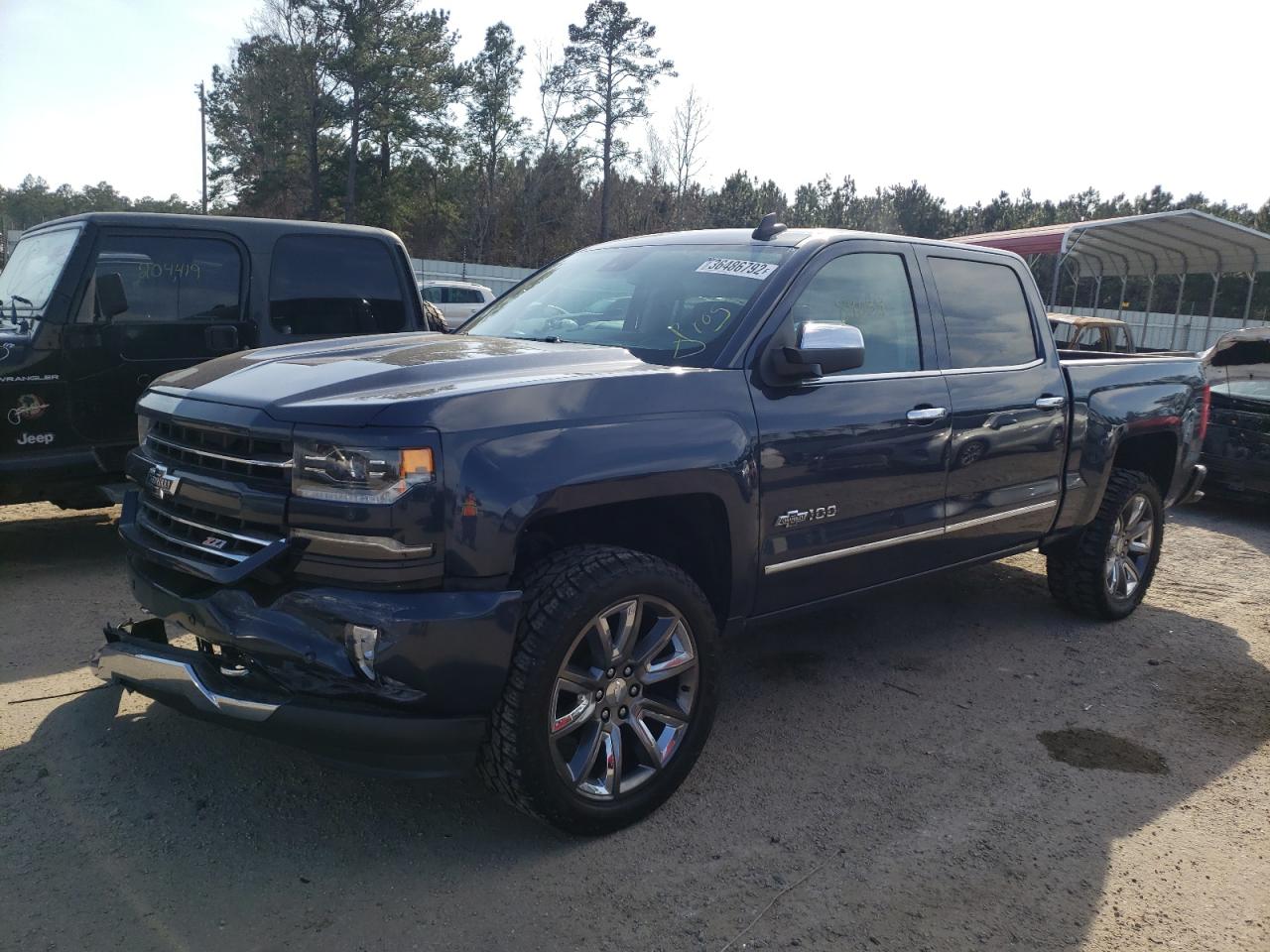 Photo 2 from auction – 2018 CHEVROLET SILVERADO with VIN 3GCUKSEC6JG299405
