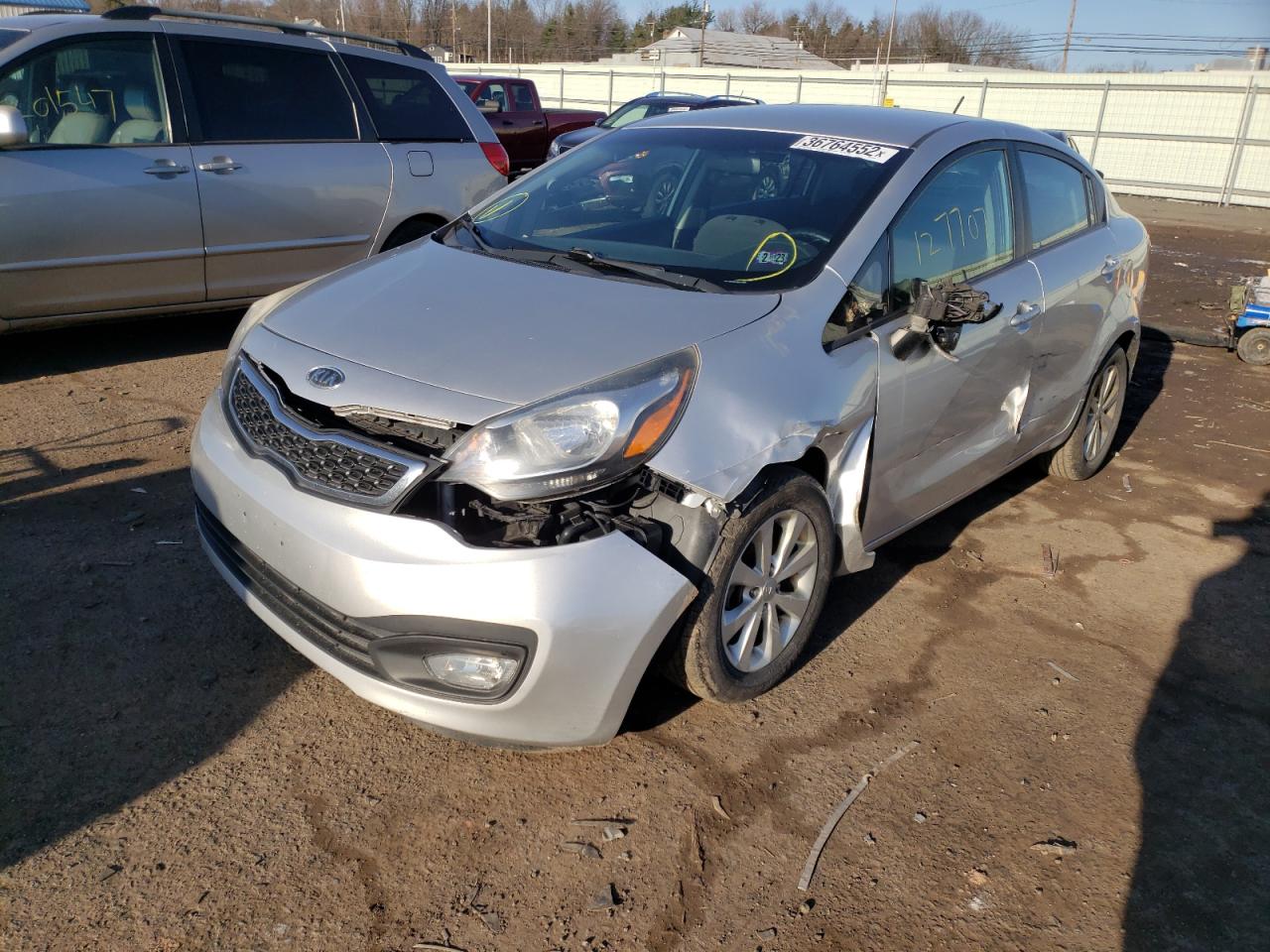 Photo 2 from auction – 2013 KIA RIO EX with VIN KNADN4A39D6117210