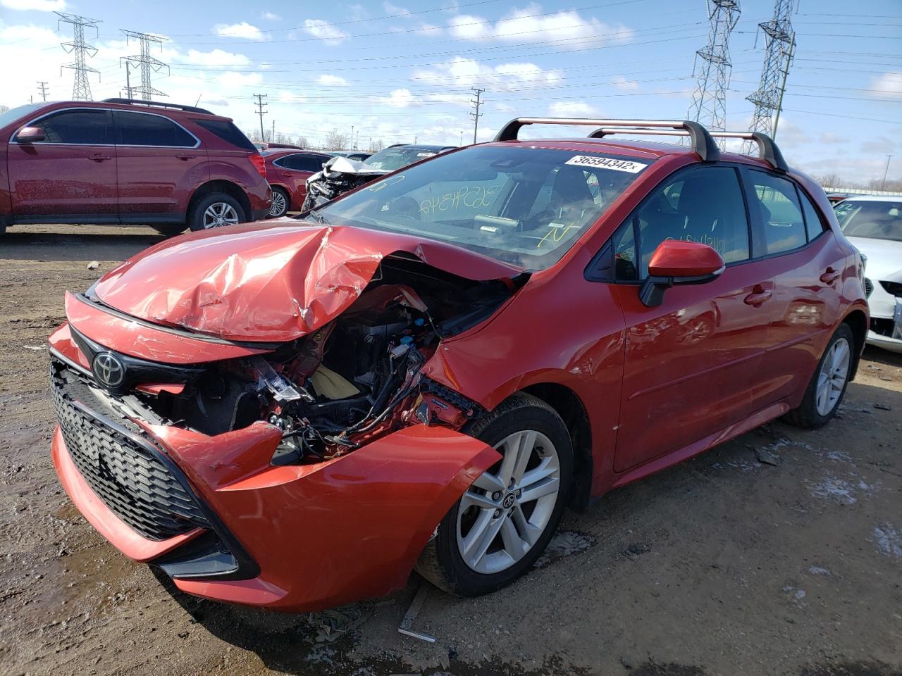 Photo 2 from auction – 2019 TOYOTA COROLLA SE with VIN JTNK4RBE9K3068532
