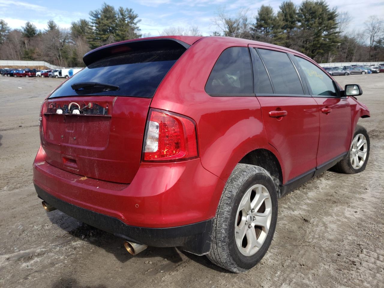 Photo 4 from auction – 2012 FORD EDGE SEL with VIN 2FMDK4JC2CBA55558