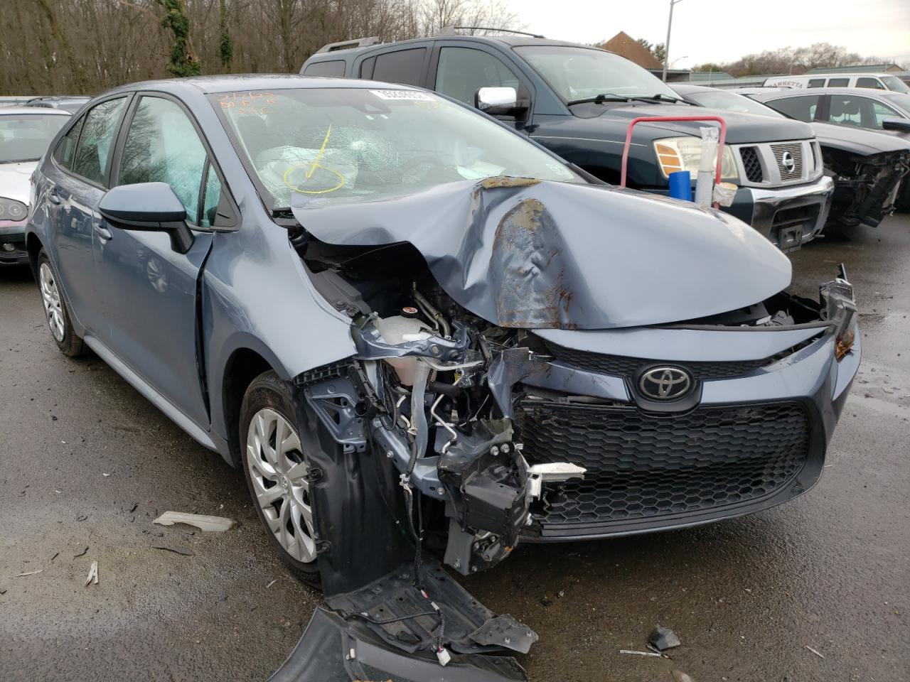 TOYOTA COROLLA LE 2020 with VIN 5YFEPRAE7LP096929 - Photo from auction