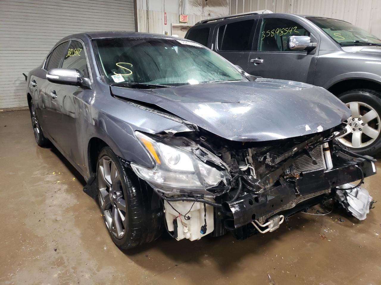 NISSAN MAXIMA S 2013 with VIN 1N4AA5AP9DC814233 - Photo from auction