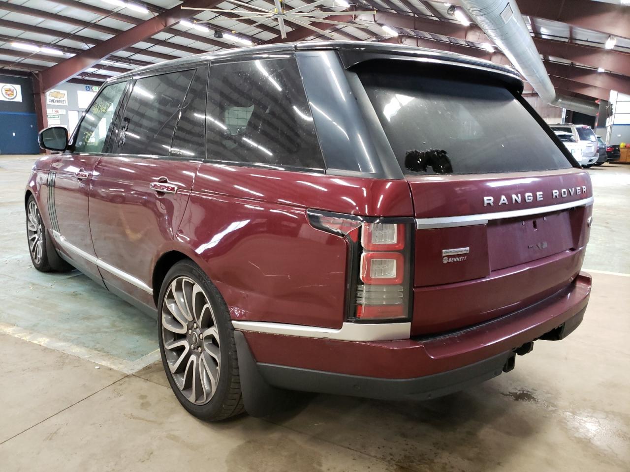 Photo 3 from auction – 2016 LAND ROVER RANGE ROVE with VIN SALGV3EF1GA300528
