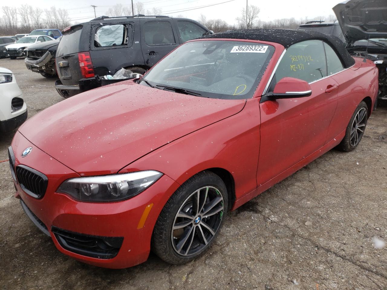 Photo 2 from auction – 2021 BMW 230XI with VIN WBA2K1C06M7J78378
