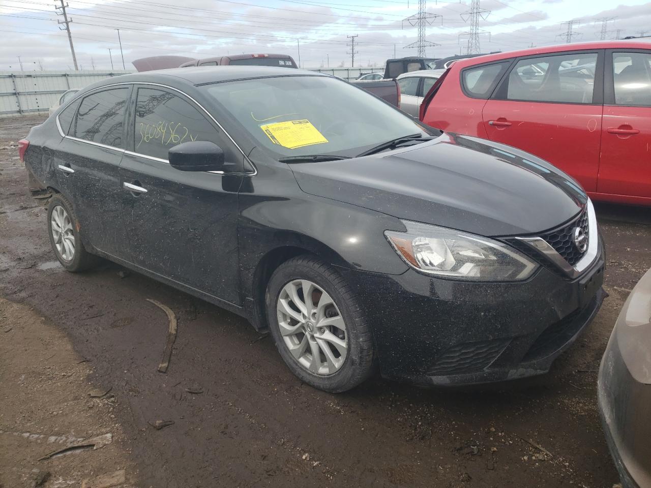 NISSAN SENTRA S 2018 with VIN 3N1AB7AP1JY321686 - Photo from auction