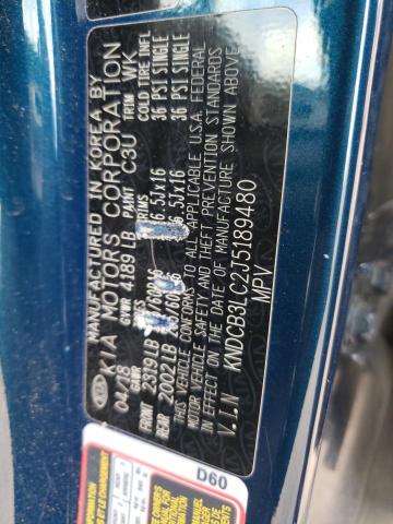 Photo 10 from auction – 2018 KIA NIRO FE with VIN KNDCB3LC2J5189480