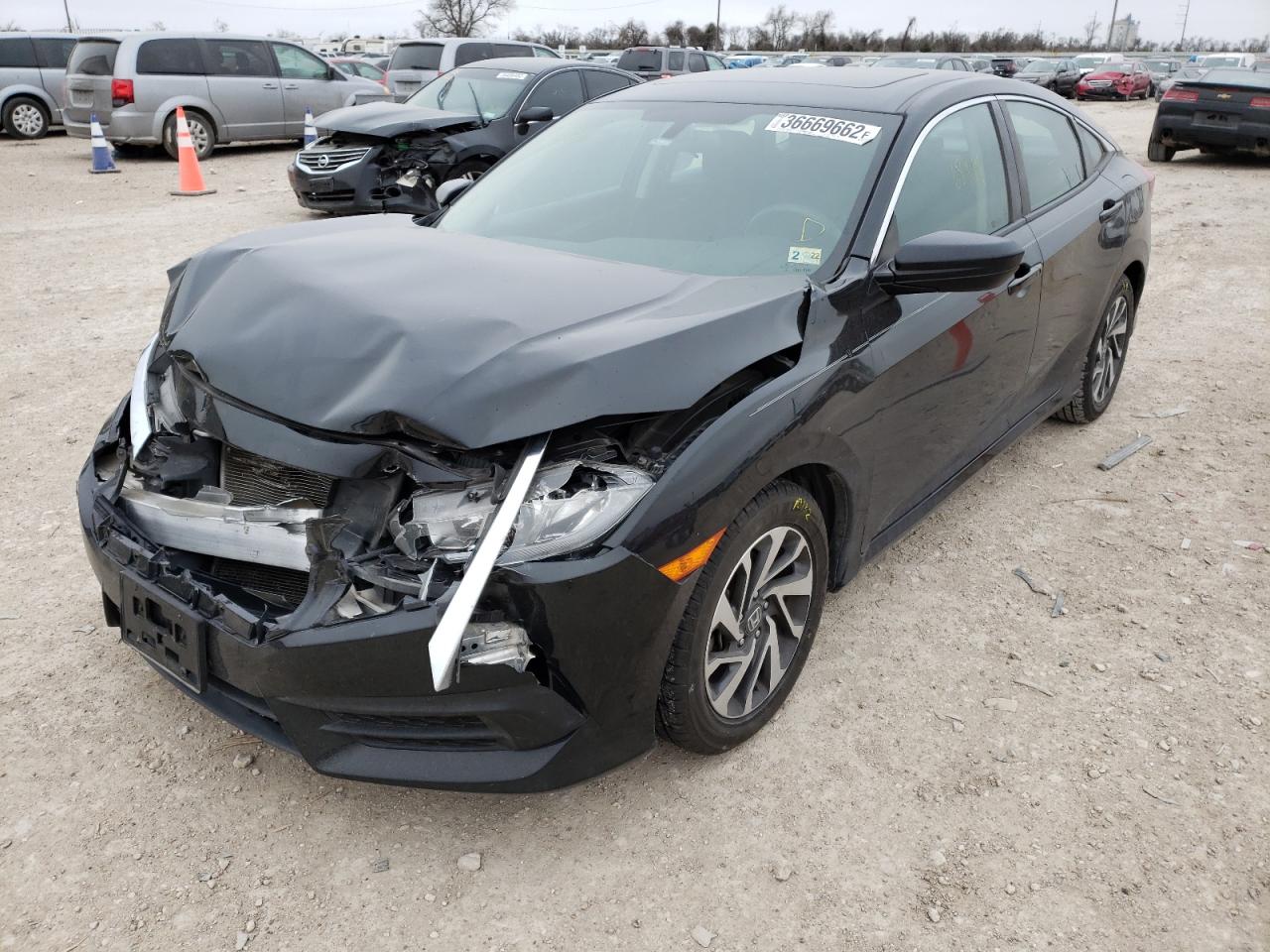 Photo 2 from auction – 2018 HONDA CIVIC EX with VIN 2HGFC2F76JH528500