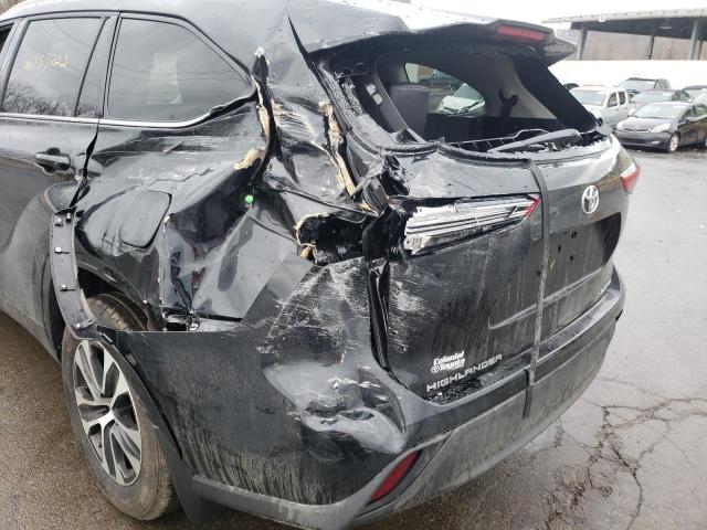 Photo 9 from auction – 2022 TOYOTA HIGHLANDER with VIN 5TDHZRBH4NS178501