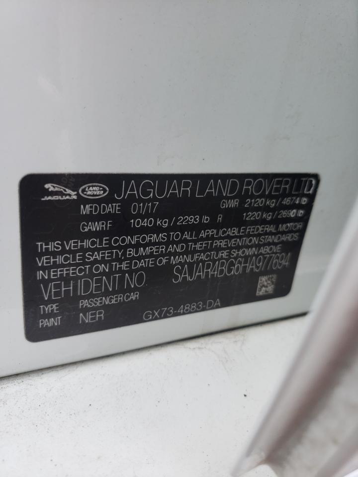 صورة رقم 10 من المزاد - 2017 JAGUAR XE مع VIN SAJAR4BG6HA977694