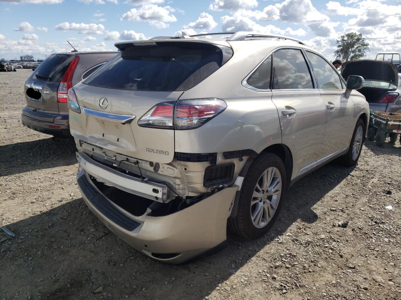 Photo 4 from auction – 2013 LEXUS RX 350 BAS with VIN 2T2BK1BA5DC170571